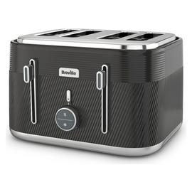 Breville Obliq VTT973 4-Slice Toaster - Black