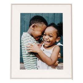 AURA Aspen 12 Inch Digital Photo Frame - Clay with Paper Mat