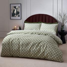 Hoem Alexa Olive Bedding Set