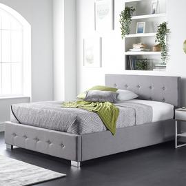 Aspire Side Lift Linen Ottoman Bed