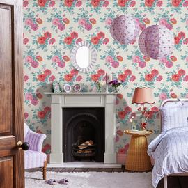 Cath Kidston Archive Rose Wallpaper