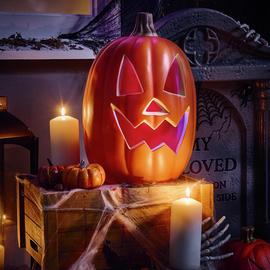 Argos Home Large LED Pumpkin Halloween Decoration