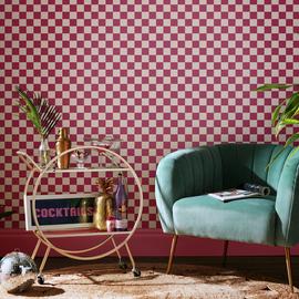 Envy Check Me Out Home Wallpaper - Raspberry