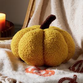 Argos Home Mustard Pumpkin Plush