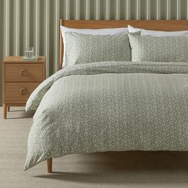 Argos Home Floral Print Soft Green Bedding Set