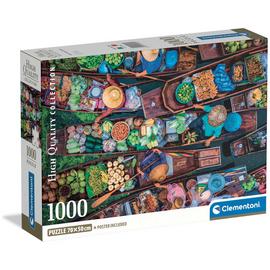 Thai Floating Market 1000 Piece Jigsaw Puzzle