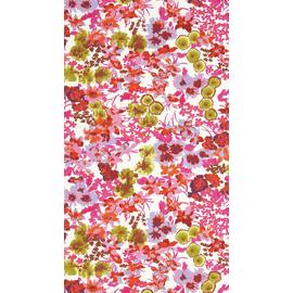 Harlequin Wildflower Meadow Carnelian Green Wallpaper