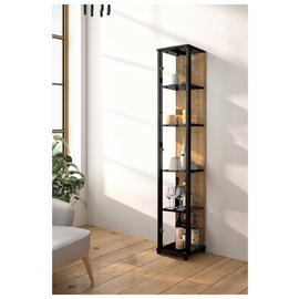 Argos Home Optima 1 Door Narrow Display Cabinet with Light
