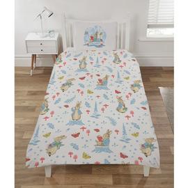 Beatrix Potter Peter Rabbit Pink Kids Bedding Set - Single