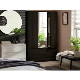 Argos Home Jenson 4 Drawer 3 Door Mirror Wardrobe