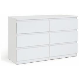 Argos Home Jenson 6 Drawer Chest - White Gloss