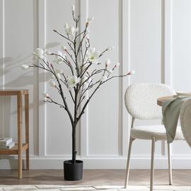 Argos Home Artificial White Magnolia Tree - 71cm