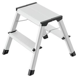 Hailo D60 2 Trend Folding Step Stool - Grey