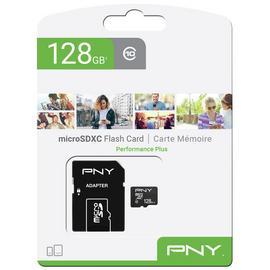 PNY Performance Plus microSD Memory Card - 128GB
