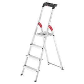 Hailo L60 4 Tread Aluminium Safety Step Ladder