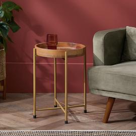 Habitat Aleda Side Table - Natural