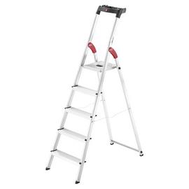 Hailo L60 5 Tread Aluminium Safety Step Ladder