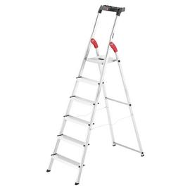 Hailo L60 6 Tread Aluminium Safety Step Ladder