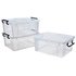 Argos Home Set of 3 20L Front Opening Plastic Storage Boxes