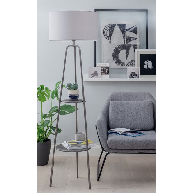 Chrome floor deals lamp argos