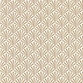 Clarke & Clarke Chrysler Rose Gold Pink Wallpaper
