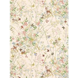 Sanderson Disney Bambi Neapolitan Pink Wallpaper