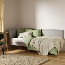 Argos Home Kristopher Single Day Bed With Mattress - Grey