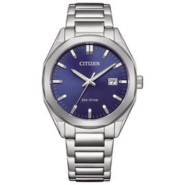Citizen Mens Eco-Drive Blue Dial Bracelet Watch