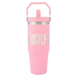 Wicked Stainless Steel Pink Handle Cup - 900ml