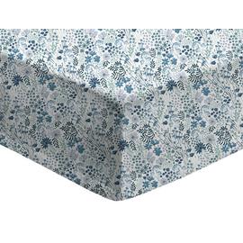 Argos Home Ditsy Floral Blue Fitted Sheet