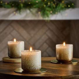 Habitat Set of 3 Confetti Candles - Under the Mistletoe