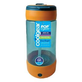 Cool Gear Orange Light up Bottle with Pull Up Sipper - 473ml