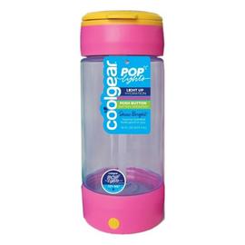 Cool Gear Pink Light Up Bottle With Pull Up Sipper - 473ml