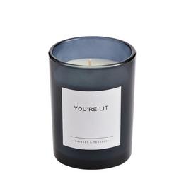 Argos Home You're Lit Medium Candle - Whiskey & Tobacco