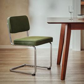 Habitat Enzu Metal Dining Chair - Green
