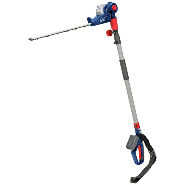 Long handle deals cordless hedge trimmer