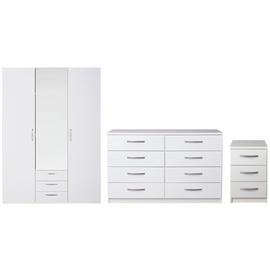 Argos Home Hallingford Gloss 3 Piece 3 Door Wardrobe Set
