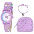 Tikkers Lilac Unicorn Watch, Necklace and Purse Set
