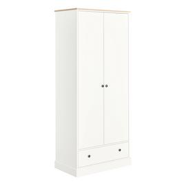Argos Home Kensington 2 Door 1 Drawer Wardrobe - Ivory