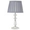 Argos Home Kilmore Glass Table Lamp - Grey