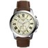 Fossil Q Grant Hybrid Men's Brown Leather Smart Watch