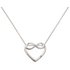 Accents by Hot Diamonds Silver Heart Pendant 18 Inch Chain