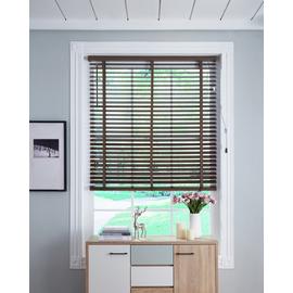 Little Black Book Basswood Walnut 50mm Venetian Blind - 90cm