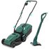 McGregor 33cm Corded Rotary Lawnmower 1200W and Trimmer 250W