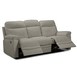Argos Home New Paolo 3 Seater Manual Recliner Sofa - Grey