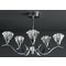Argos Home Hadley 5 Light Glass Ceiling Shade - Chrome