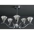 Argos Home Hadley 5 Light Glass Ceiling Shade - Chrome