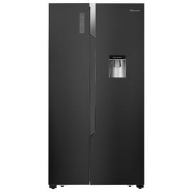 Fridgemaster MS91515BFF American Fridge Freezer - Black