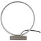 Argos Home Ring LED Table Lamp - Satin Silver
