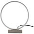 Argos Home Ring LED Table Lamp - Satin Silver
